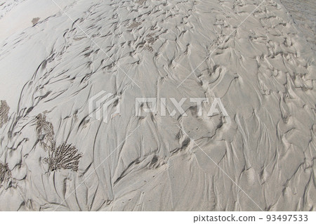 the sand on the beach natural for background 93497533
