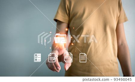 Document Management System (DMS), Online document database management, Organization document Organized, automated processes to manage files, ERP enterprise efficient, business technology. Document Management System (DMS), Online document database management, Organization document Organized, automated processes to manage files, ERP enterprise efficient, business technology. 93498045