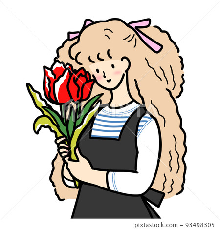 florist girl 93498305