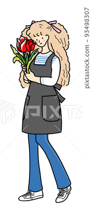 florist girl 93498307