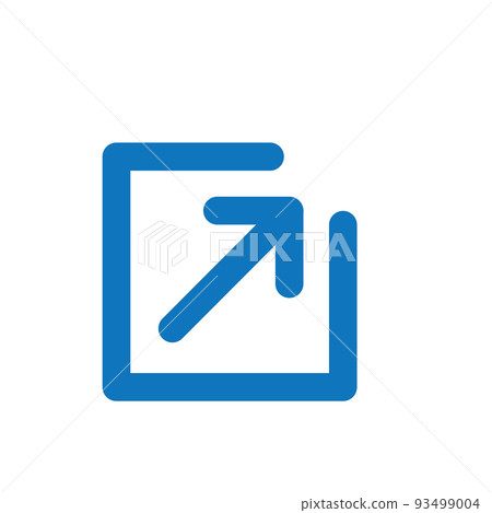 External Link Icon with box and arrow - UI or UX icon External Link Icon with box and arrow - UI or UX icon 93499004
