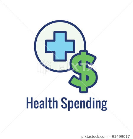Medical Tax Savings - Health savings account or flexible spending account has HSA, FSA, tax-sheltered savings 93499017
