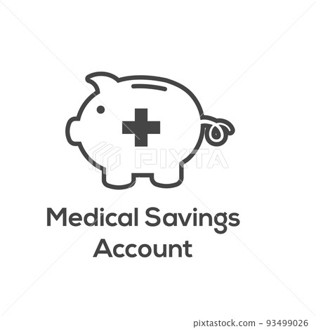 Medical Tax Savings - Health savings account or flexible spending account has HSA, FSA, tax-sheltered savings 93499026