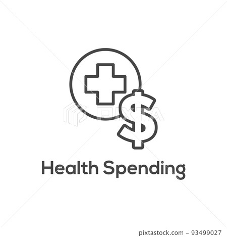 Medical Tax Savings - Health savings account or flexible spending account has HSA, FSA, tax-sheltered savings 93499027