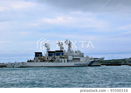 Ishigaki Island A view of Ishigaki Port where the Japan Coast Guard patrol boats are moored from the ferry heading to Taketomi Island Ishigaki Island A view of Ishigaki Port where the Japan Coast Guard patrol boats are moored from the ferry heading to Taketomi Island 93500316