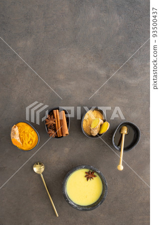 Golden milk drink Golden milk drink 93500437