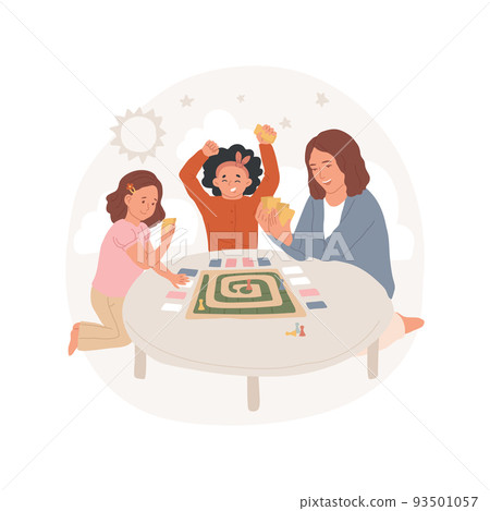 Card games isolated cartoon vector illustration. Kid-friendly tabletop games, lifestyle, family playing cards on the floor, leisure time in the living room, child winning vector cartoon. Card games isolated cartoon vector illustration. Kid-friendly tabletop games, lifestyle, family playing cards on the floor, leisure time in the living room, child winning vector cartoon. 93501057