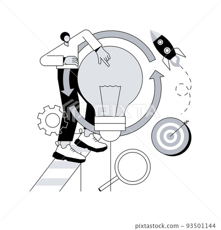 Project life cycle abstract concept vector illustration. Successful project management, stages of project completion, task assignment, business case, resource requirements abstract metaphor. Project life cycle abstract concept vector illustration. Successful project management, stages of project completion, task assignment, business case, resource requirements abstract metaphor. 93501144