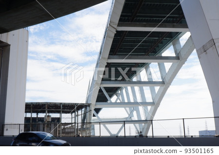Osaka Shin-Kizugawa Ohashi, commonly known as Glasses Bridge Osaka Shin-Kizugawa Ohashi, commonly known as Glasses Bridge 93501165
