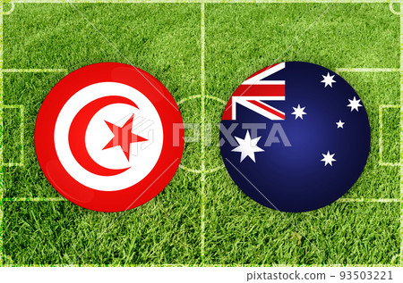 Tunisia vs Australia football match Tunisia vs Australia football match 93503221