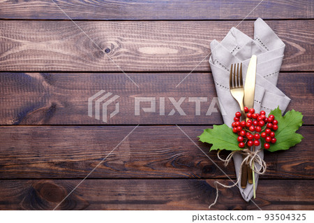 Autumn table setting 93504325