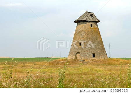 Abandoned Windmill Field Melenci 93504915