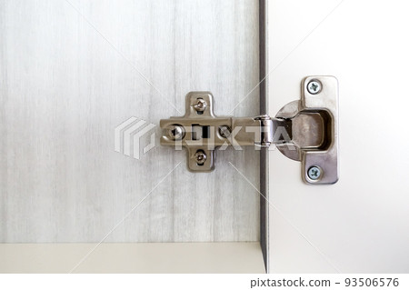 Adjustable concealed hinge fixed on a cabinet Adjustable concealed hinge fixed on a cabinet 93506576