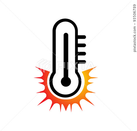 Heat Temperature Wave Symbol Logo Icon 93506789