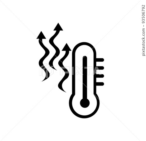Heat Temperature Wave Symbol Logo Icon Heat Temperature Wave Symbol Logo Icon 93506792