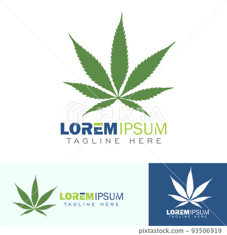Cannabis Leaf Logo Sign 93506919