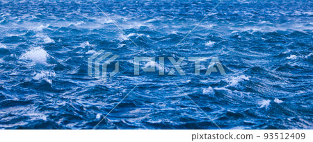 Abstract ocean wave angle view of rippled stormy Water background texture. Abstract ocean wave angle view of rippled stormy Water background texture. 93512409