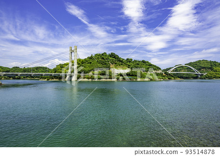 Akinada Tobishima Kaido Heira Island Heira Bridge and Nakanoseto Ohashi Bridge 廣島縣吳市 93514878
