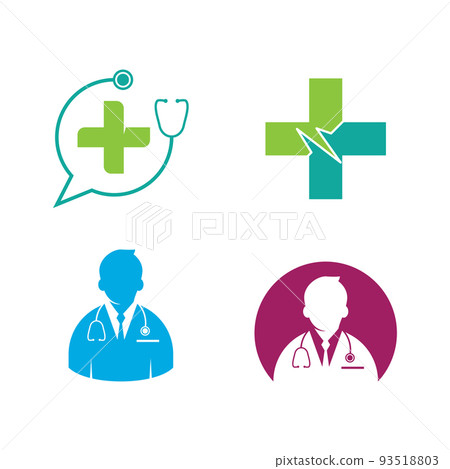 Illustration of health workers,doctor 93518803