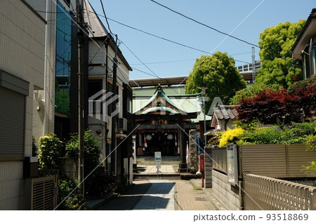 八幡宮，曾經是漁村的守護神，是品川百景之一。 93518869