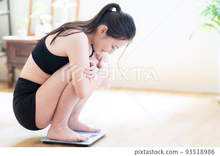 Female diet fitness beauty exercise Female diet fitness beauty exercise 93518986