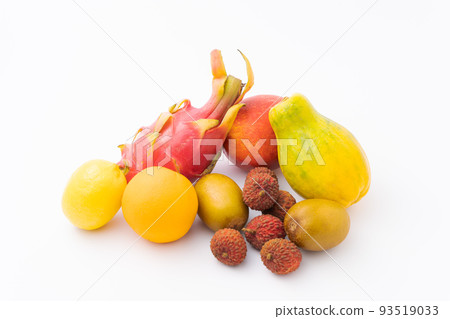 Assortment of tropical fruits Assortment of tropical fruits 93519033