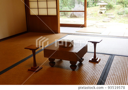 Shogi board placed on the porch of a Japanese house Japanese architecture 3 Shogi board placed on the porch of a Japanese house Japanese architecture 3 93519578