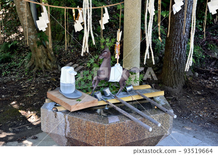 電暈危機期間的相馬神社的chozuya 93519664