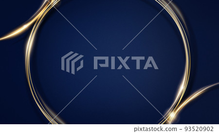 帶有金飾的深藍色背景 93520902