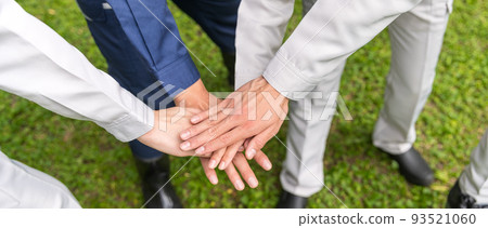 Business image forming a circle Business image forming a circle 93521060