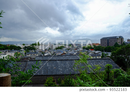 Kyoto city seen from Mt. Yoshida 93522183