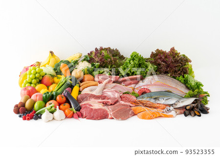 Assortment of fresh ingredients 93523355