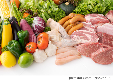 各種新鮮食材 93524392