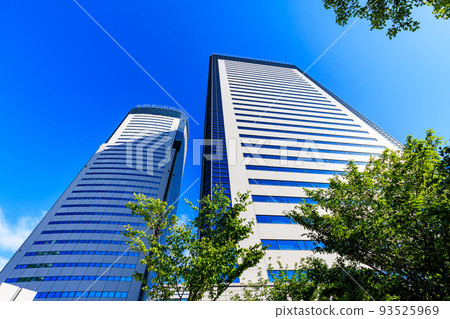 Cityscape of Toyosu, Koto Ward, Tokyo: Toyosu Center Building Annex and Toyosu Center Building Cityscape of Toyosu, Koto Ward, Tokyo: Toyosu Center Building Annex and Toyosu Center Building 93525969