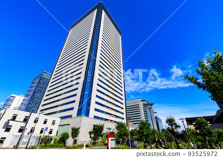 Urban landscape of Toyosu, Koto Ward, Tokyo Toyosu Center Building Annex and Toyosu Front 93525972