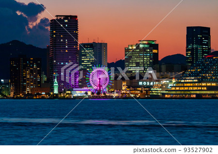 神戶Harborland的夜景 神戶Harborland的夜景 93527902
