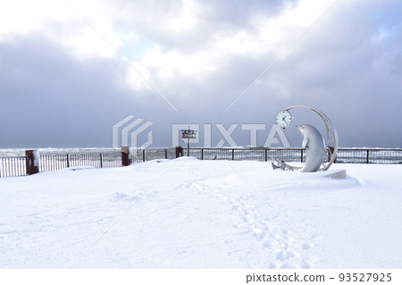 Scenery of Wakkanai, Hokkaido in winter Scenery of Wakkanai, Hokkaido in winter 93527925