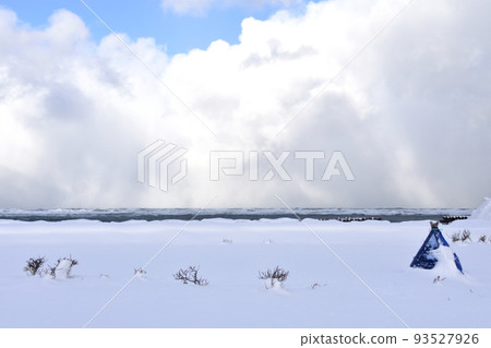 Scenery of Wakkanai, Hokkaido in winter Scenery of Wakkanai, Hokkaido in winter 93527926
