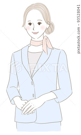 Smiling business woman 93528041