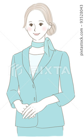 微笑的女商人 微笑的女商人 93528043