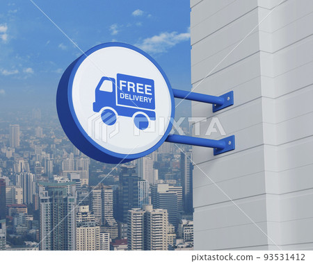 Business transportation service concept, 3D rendering Business transportation service concept, 3D rendering 93531412