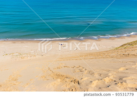 Tottori sand dunes of fine weather Tottori sand dunes of fine weather 93531779