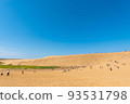 Tottori sand dunes of fine weather 93531798