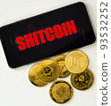 Shit coin on cryptocurrency trading app screen. 93532252