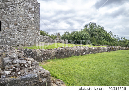 The beautiful Tully Castle by Enniskillen, County Fermanagh in Northern Ireland 93533236