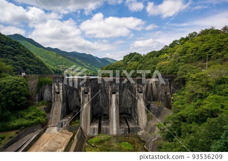 Aerial photo of Hounenike Dam Aerial photo of Hounenike Dam 93536209