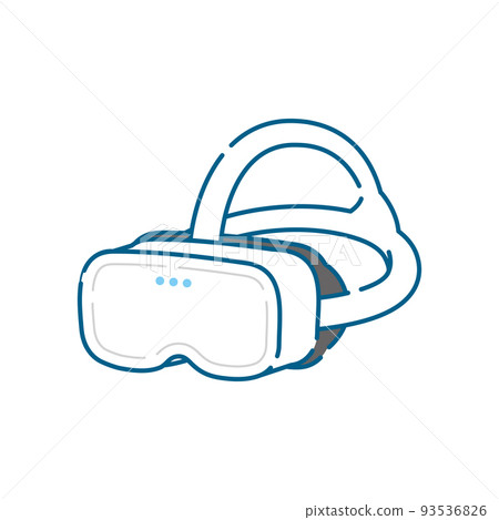 VR goggles icon illustration 93536826