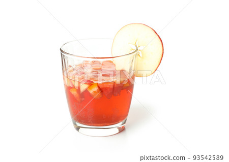 Glass of Sangria isolated on white background Glass of Sangria isolated on white background 93542589