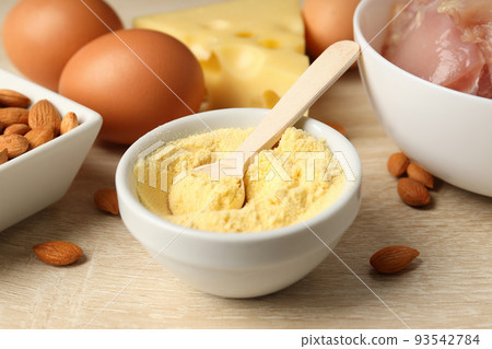Concept of sports or fitness nutrition, close up Concept of sports or fitness nutrition, close up 93542784