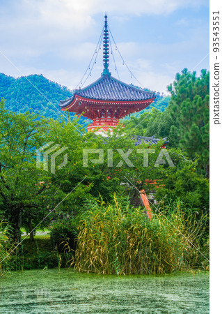 Kyoto Prefecture, Japan's oldest garden, Osawa Pond, Shinkyohoto Kyoto Prefecture, Japan's oldest garden, Osawa Pond, Shinkyohoto 93543551